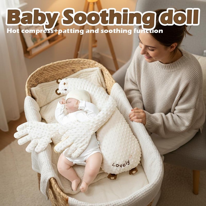 2025 Upgrade Model Baby Patter for Sleep,Baby Patting Hand Pillow,Companion Plush Pillow,Bab-y Butt Patter for Sleep,Soothing Babys Toy,Bab-y Startle Slee-p Aid Companion - Image 5